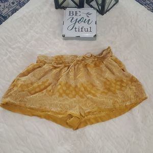 Paisley printed shorts